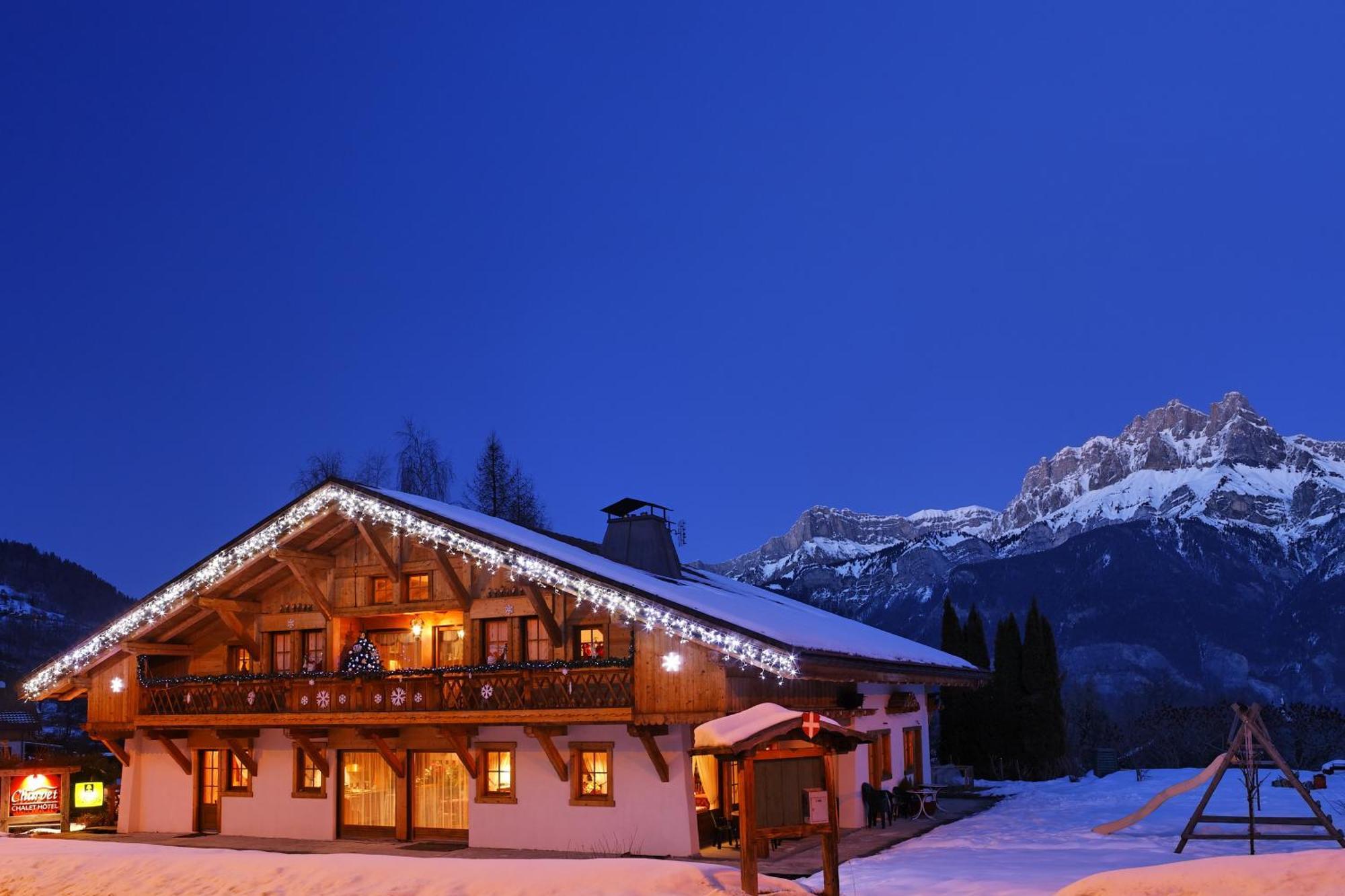 Le Charvet Hotel Cordon Bagian luar foto